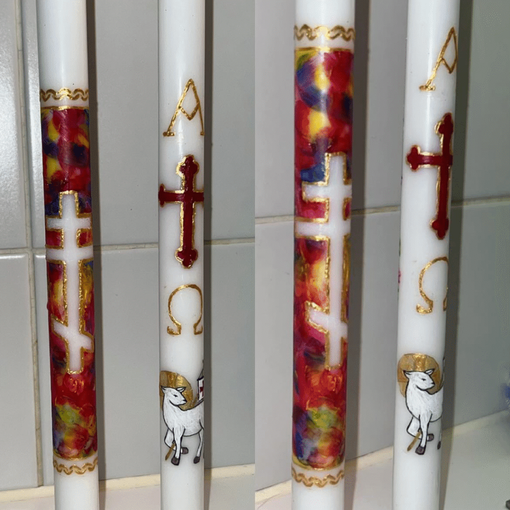 Osterkerzen (handbemalt)